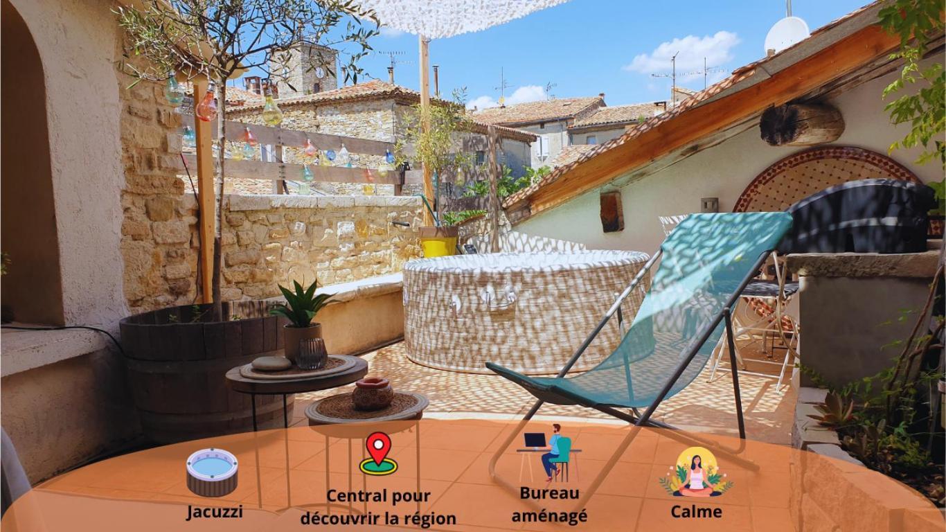 Maison Avec Jacuzzi Et Terrasse Sur Les Toits Brignon Eksteriør bilde